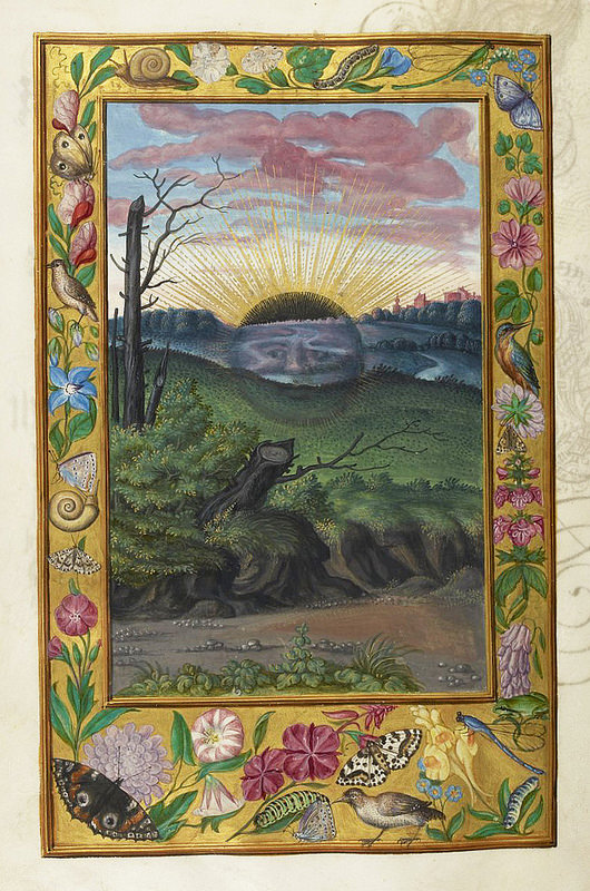 “Black Sun”, from Splendor Solis, a German alchemical treatise, 1582